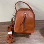Multi Layers Retro Soft Leather Handbag Ladies Multi Pockets Crossbody Bag