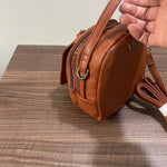 Multi Layers Retro Soft Leather Handbag Ladies Multi Pockets Crossbody Bag