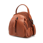 Multi Layers Retro Soft Leather Handbag Ladies Multi Pockets Crossbody Bag