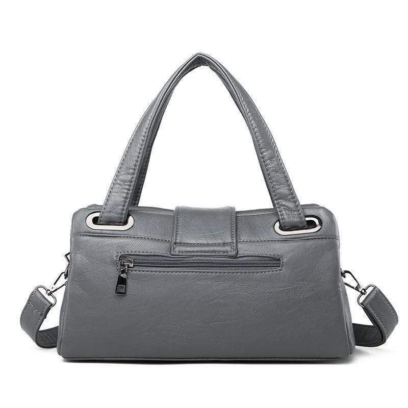 Obangbag Multi Function Shoulder Bag Multi Pocket Vintage iPad Handbag