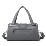 Obangbag Multi Function Shoulder Bag Multi Pocket Vintage iPad Handbag