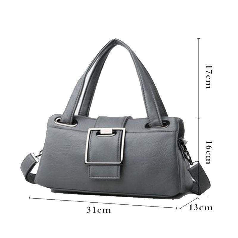 Obangbag Multi Function Shoulder Bag Multi Pocket Vintage iPad Handbag