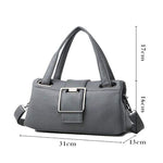 Obangbag Multi Function Shoulder Bag Multi Pocket Vintage iPad Handbag