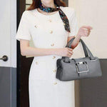 Obangbag Multi Function Shoulder Bag Multi Pocket Vintage iPad Handbag