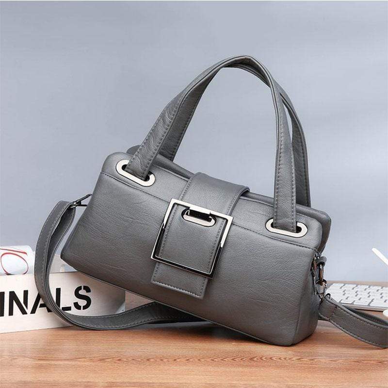 Obangbag Multi Function Shoulder Bag Multi Pocket Vintage iPad Handbag