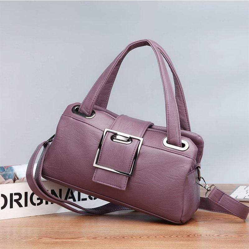 Obangbag Multi Function Shoulder Bag Multi Pocket Vintage iPad Handbag
