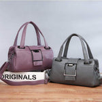 Obangbag Multi Function Shoulder Bag Multi Pocket Vintage iPad Handbag