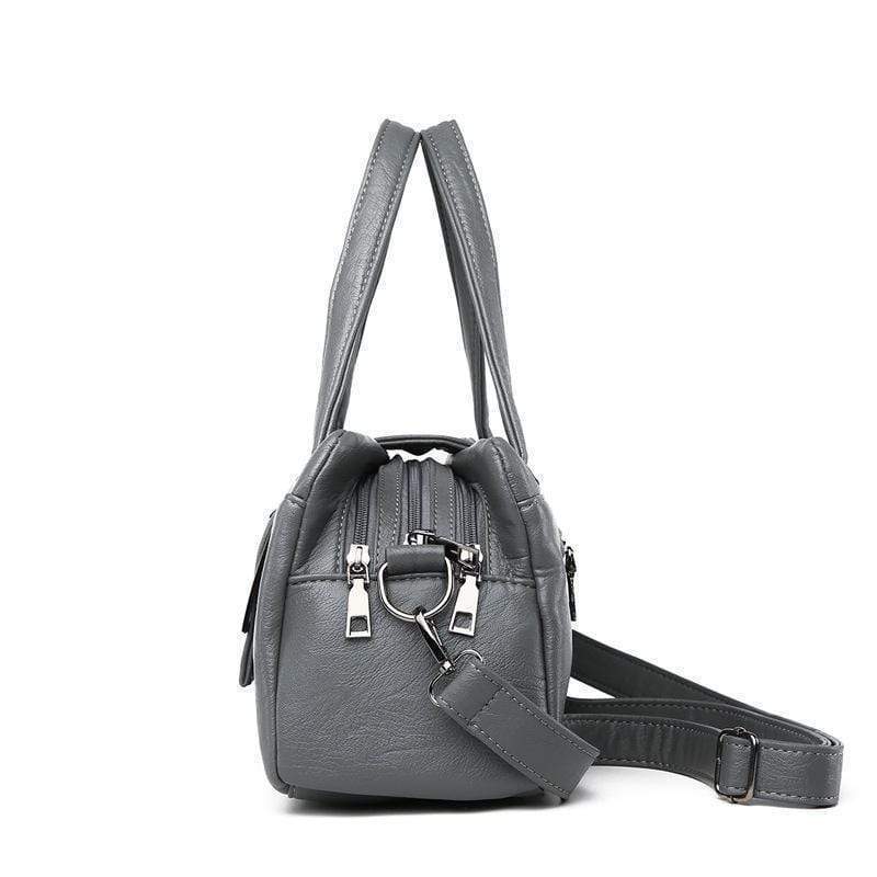 Obangbag Multi Function Shoulder Bag Multi Pocket Vintage iPad Handbag