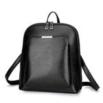Obangbag Multi Pockets Retro Vintage Oil Wax Leather Women Travel Computer Laptop Large Backpack