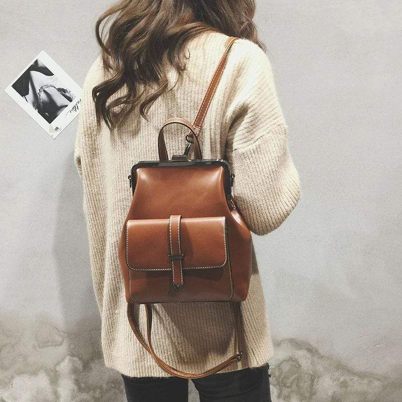 Obangbag Multifunction Retro Vintage Backpack Shoulder Bag Backpack