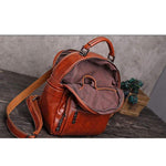 Obangbag Retro Vintage Large Capacity Oil Wax Backpack