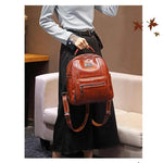 Obangbag Retro Vintage Large Capacity Oil Wax Backpack