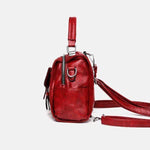 Obangbag Women Chic Stylish Roomy Multifunction Leather Handbag Crossbody Bag Backpack