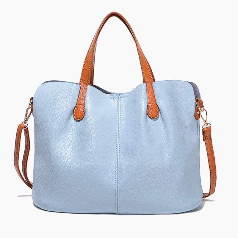 Obangbag Women Chic Vintage Large Capacity Multifunction Casual Soft Leather Tote Bag Handbag