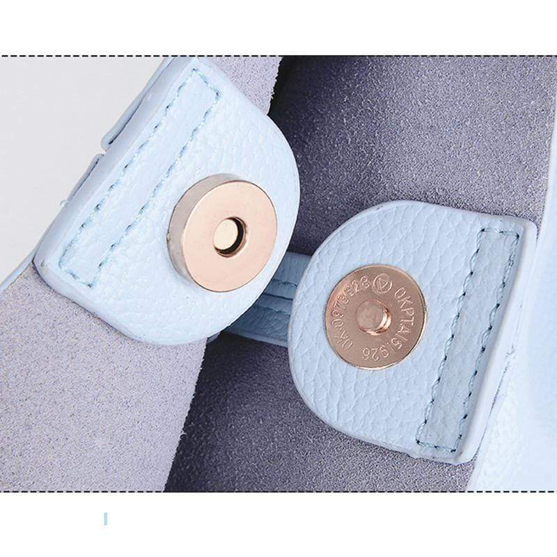 Obangbag Women Chic Vintage Large Capacity Multifunction Casual Soft Leather Tote Bag Handbag