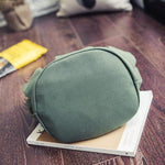 Obangbag Women Fashion Vintage Multi Pockets Multifunction Canvas Handbag Crossbody Bag Shoulder Bag