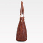 Obangbag Women Vintage Large Capacity Multifunction Professional Leather Bag Set Handbag Crossbody Bag Purse Card Holder