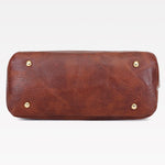 Obangbag Women Vintage Large Capacity Multifunction Professional Leather Bag Set Handbag Crossbody Bag Purse Card Holder
