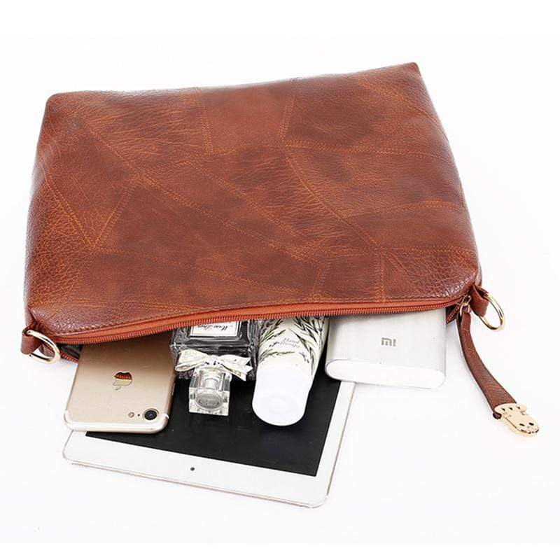 Obangbag Women Vintage Large Capacity Multifunction Professional Leather Bag Set Handbag Crossbody Bag Purse Card Holder