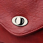 Obangbag Women Vintage Multifunction Roomy PU Leather Backpack Shoulder Bag Bookbag